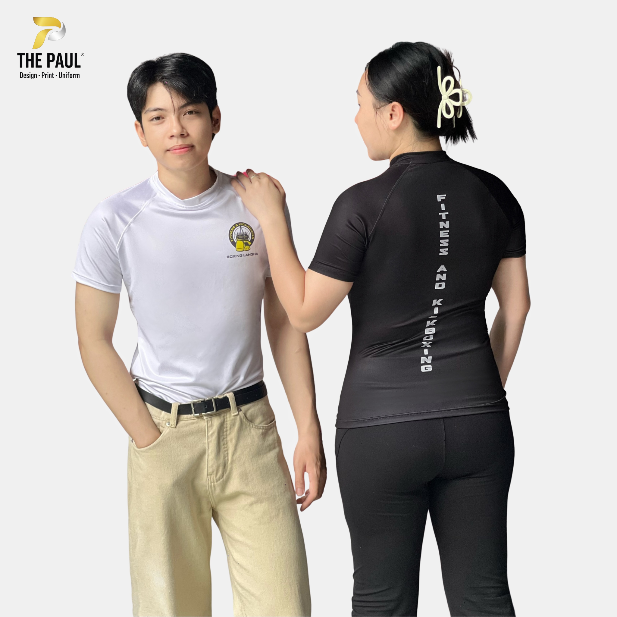  Áo thun cổ tròn ôm body - Thể thao 04 