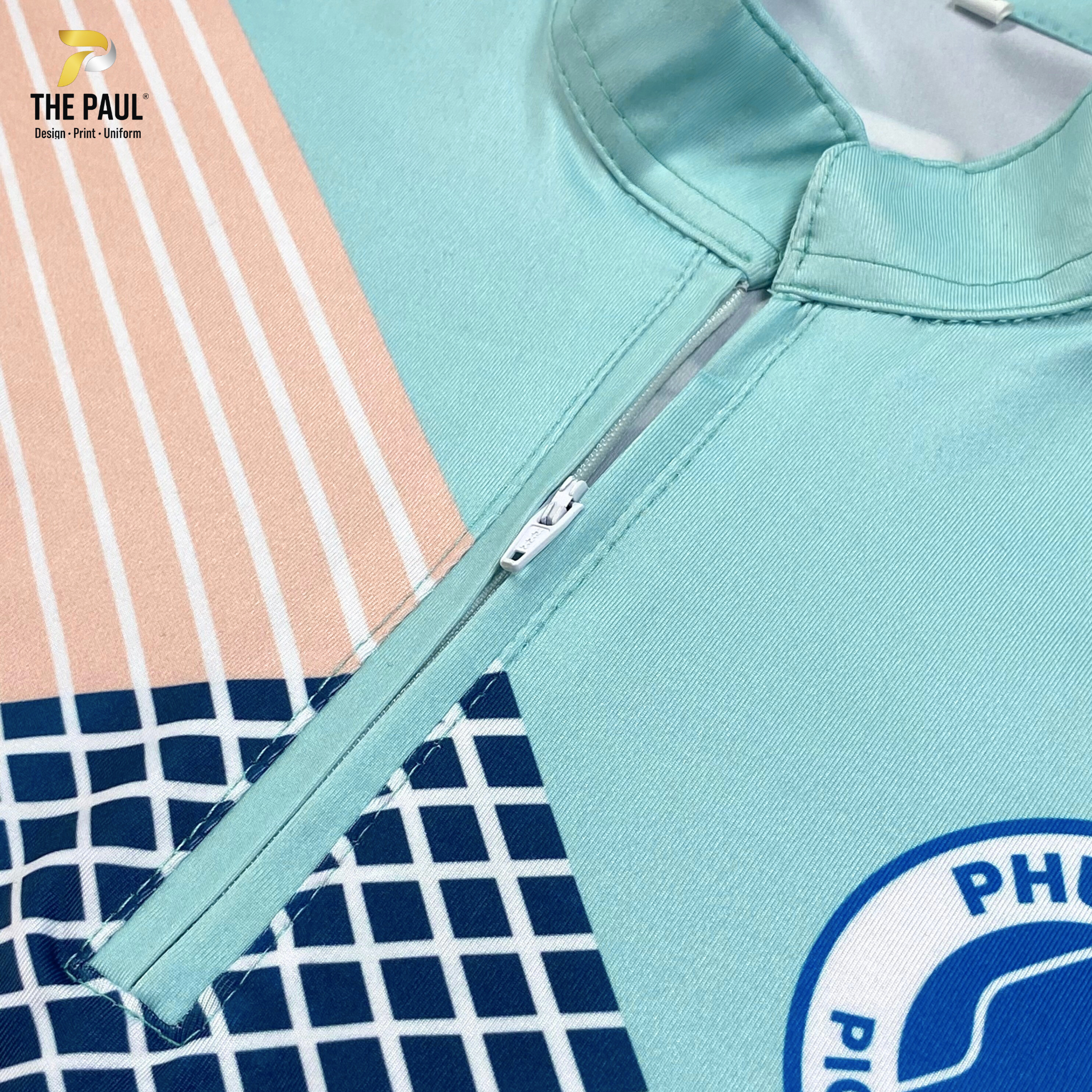  Áo thun dây kéo Pickleball Phước Hải - Thể thao 01 