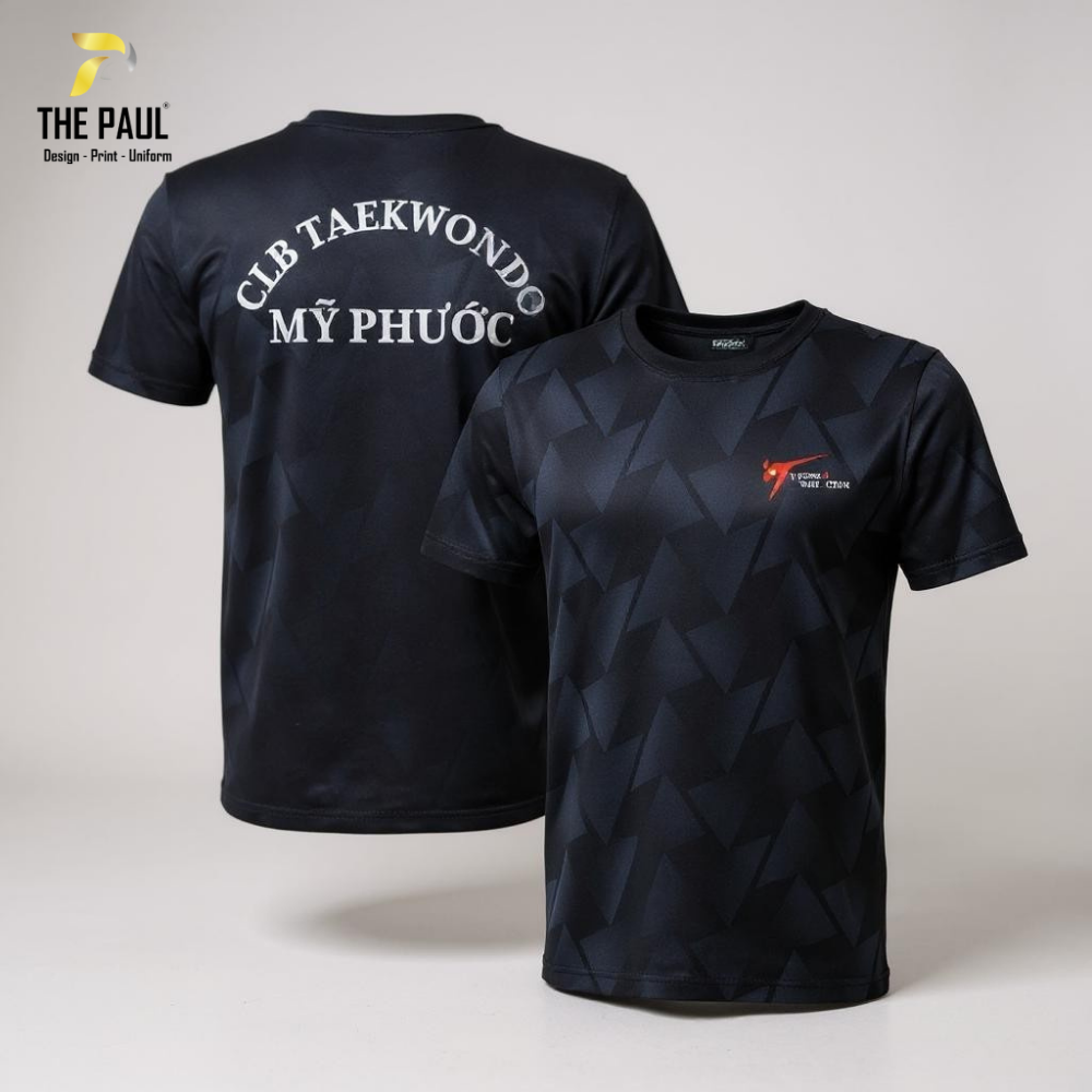  Áo thun cổ tròn chuyển nhiệt Taekwondo Mỹ Phước 