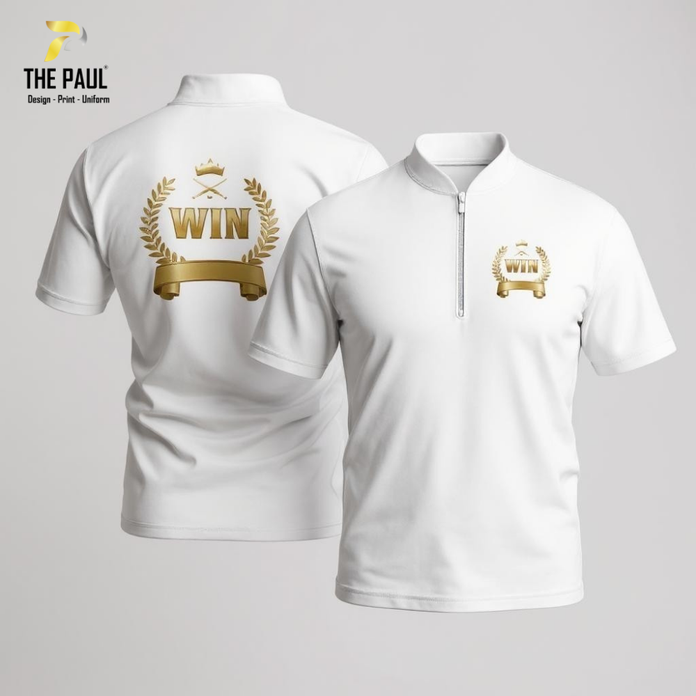  Áo thun dây kéo bida Win 