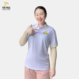  Áo thun polo Tennis trắng phối bo sọc vàng - Thể thao 07 