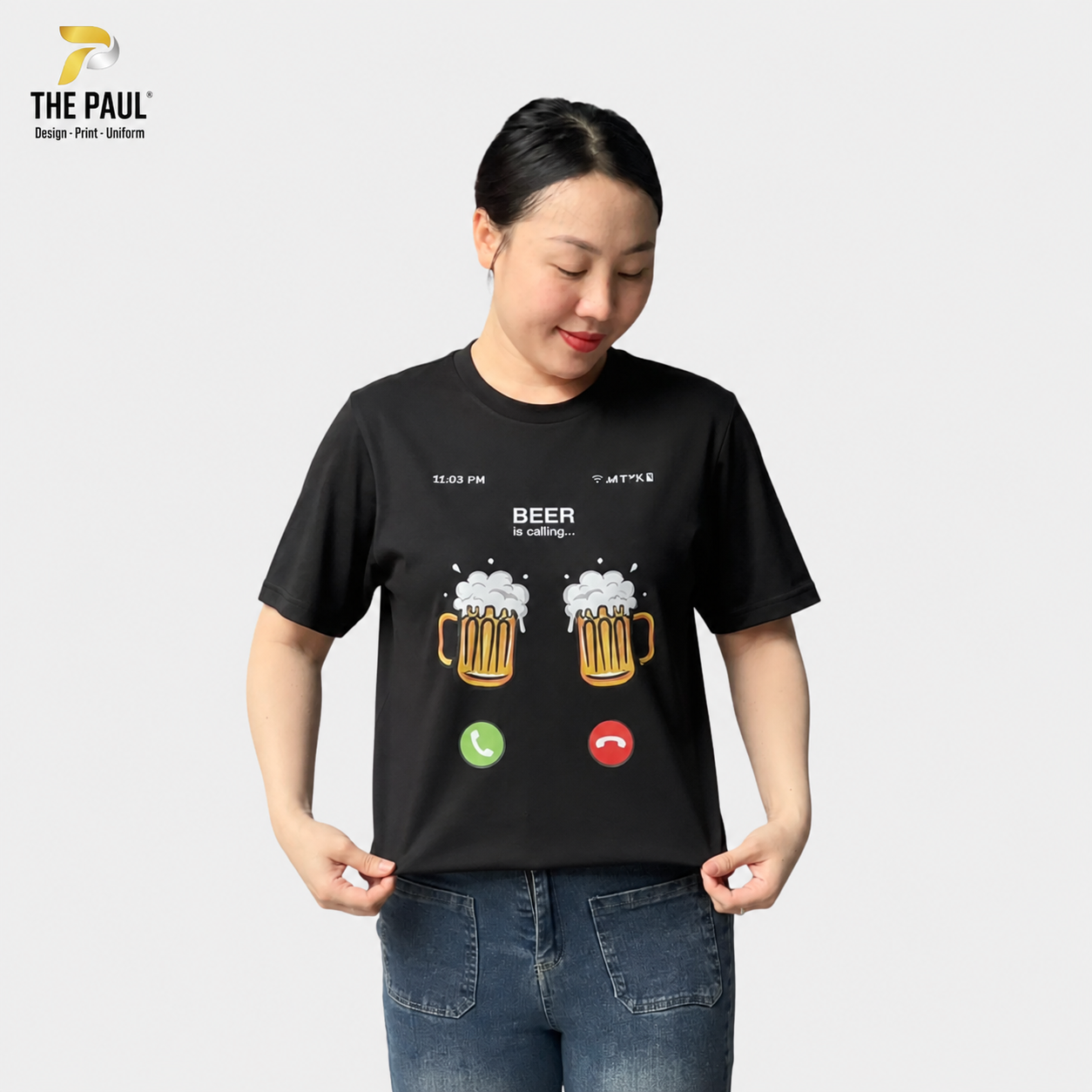  Áo thun cổ tròn BEER F&B thiết kế theo yêu cầu 