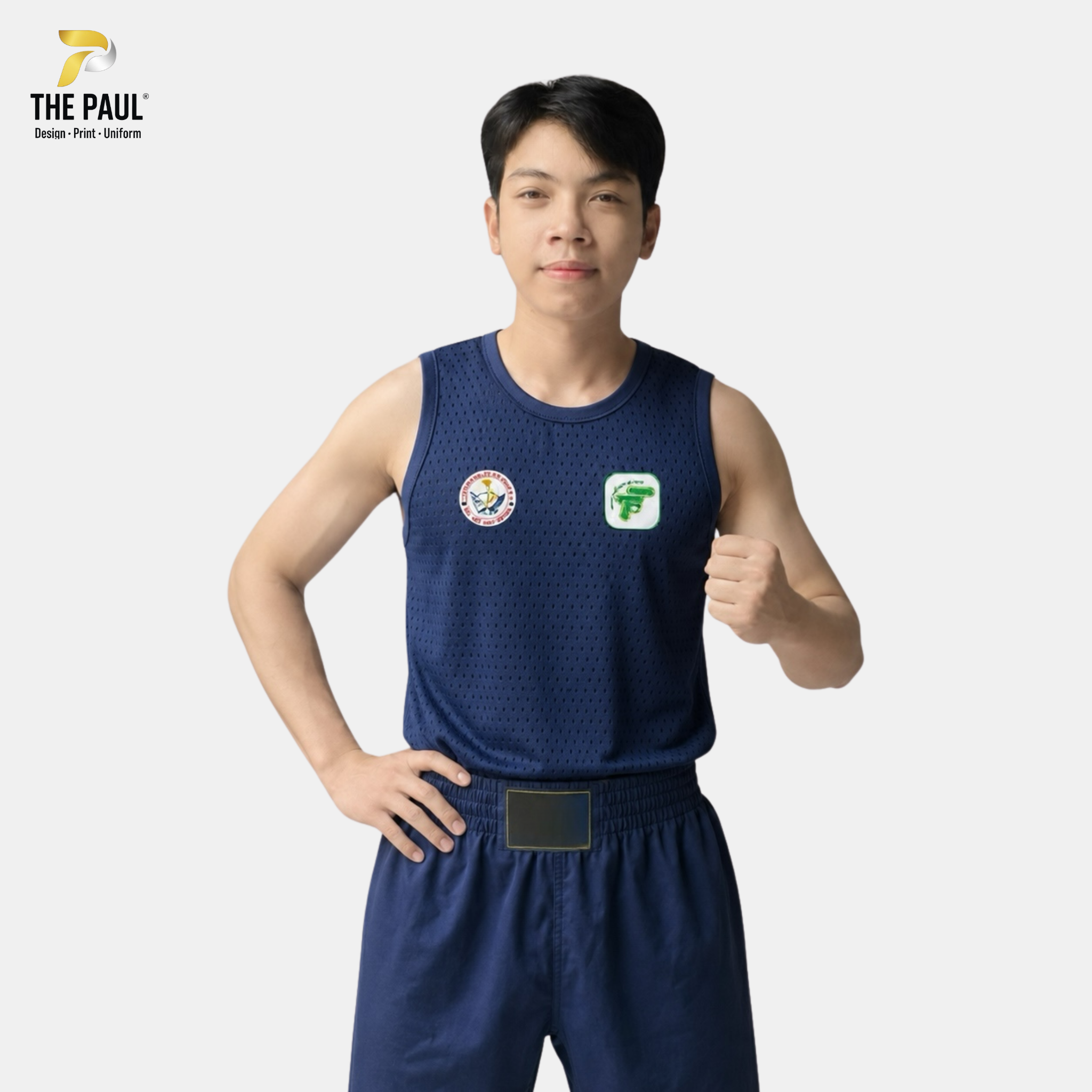  Áo thun ba lỗ võ cổ truyền HCM - Áo ba lỗ 02 