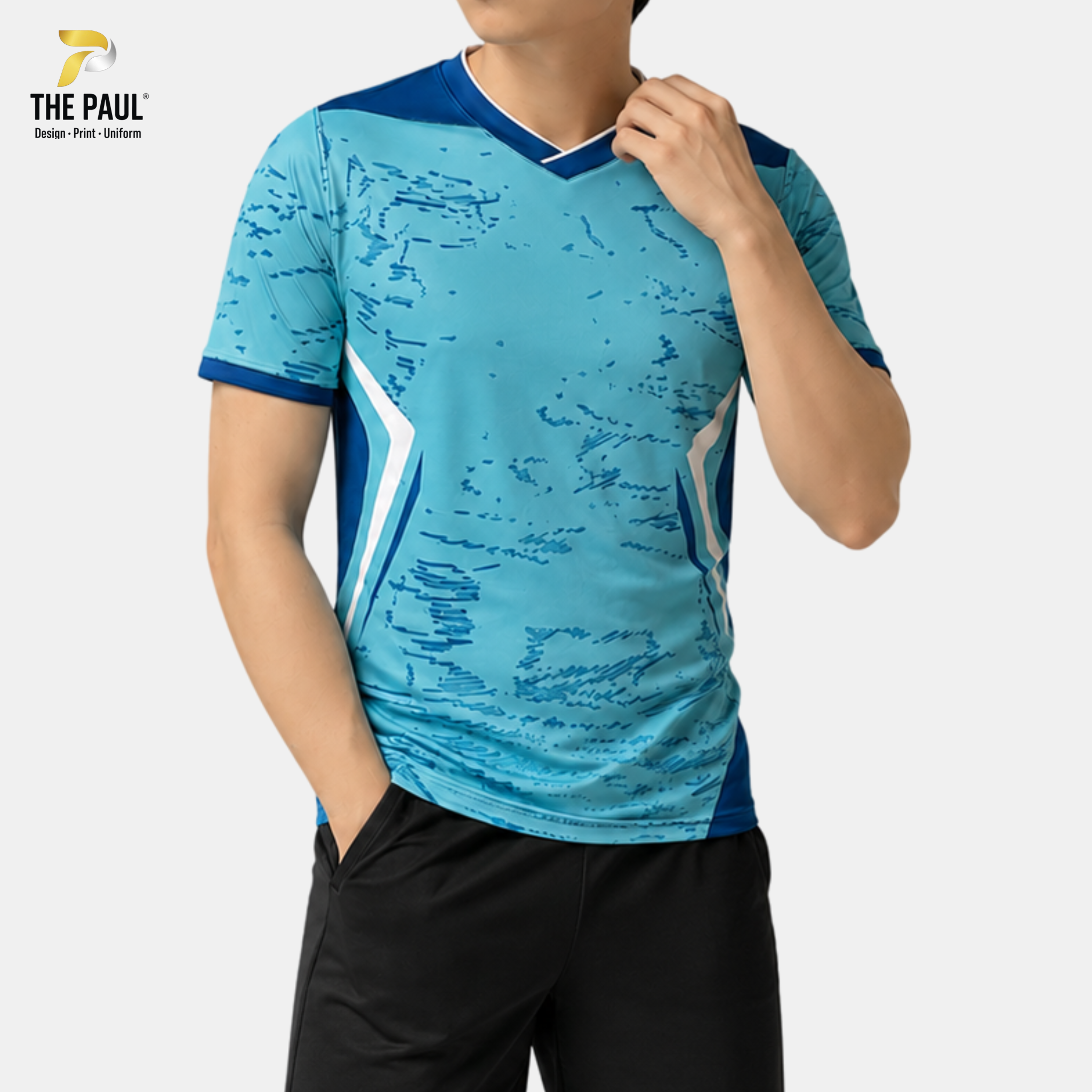  Áo thun cổ tim Thể thao Pickleball - Thể thao 46 
