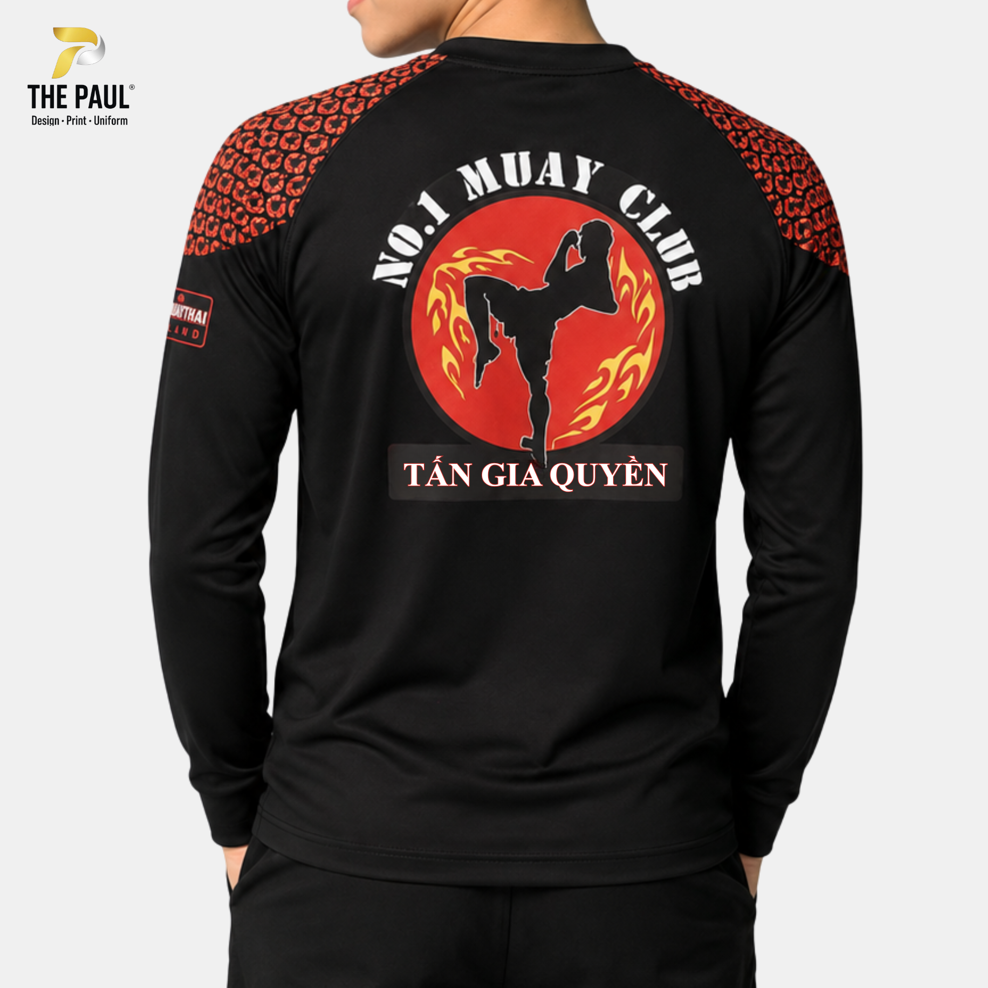  Áo thun tay dài Muay Thái Tấn Gia Quyền 