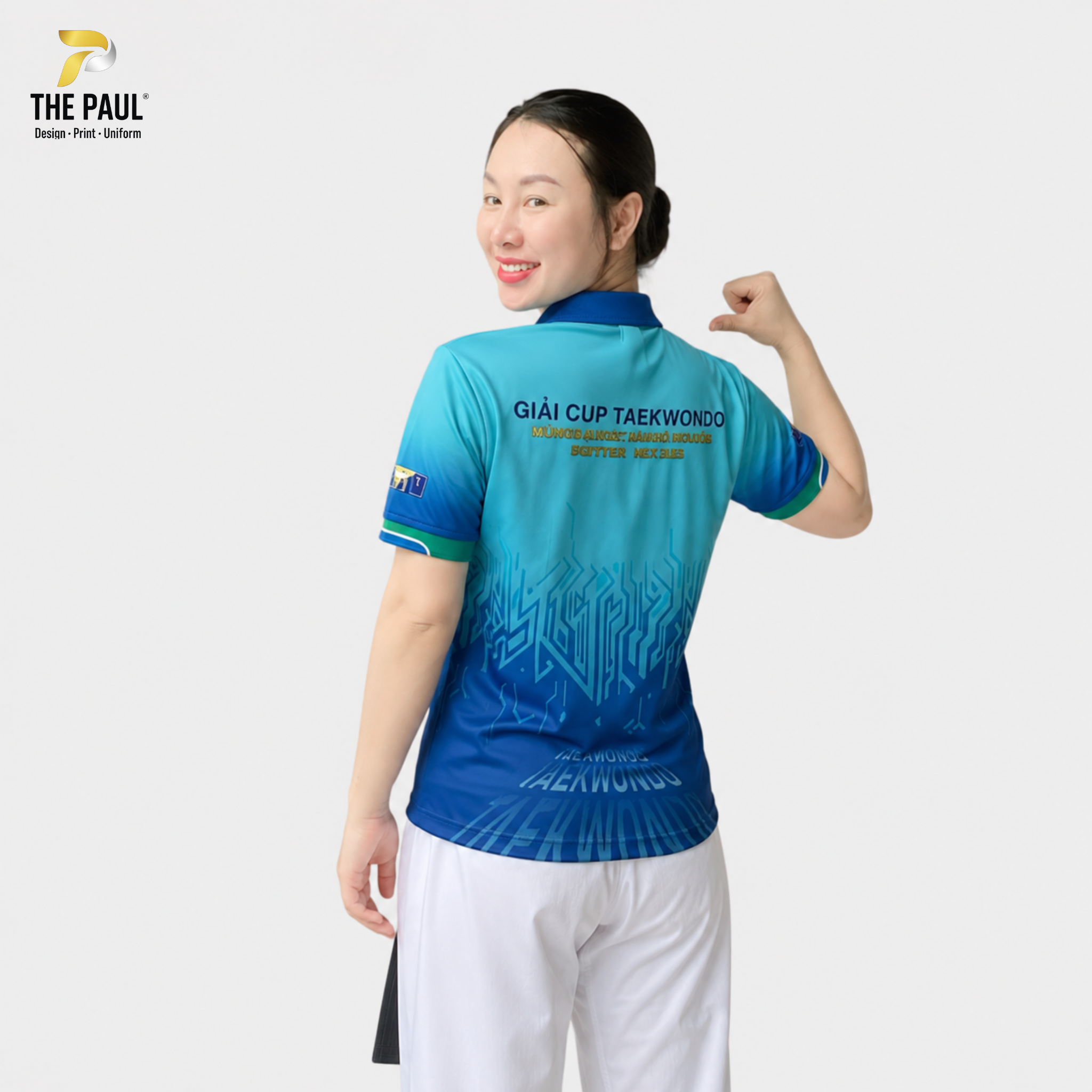  Áo thun polo Taekwondo nhiệt Văn Hiến - Thể thao 08 