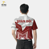  Áo polo chuyển nhiệt cổ trụ có dây kéo Penkat Silat Quân đội - Thể thao 10 