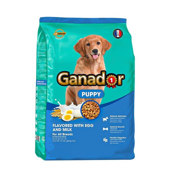 Ganador Hạt cho chó con vị trứng sữa