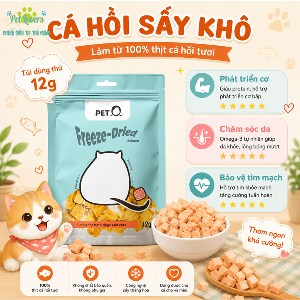 PetQ - Bánh thưởng Freeze-Dried