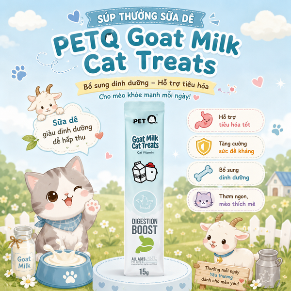 PetQ - Súp thưởng sữa dê 15g