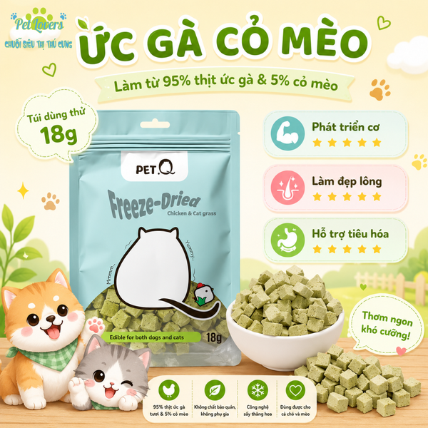 PetQ - Bánh thưởng Freeze-Dried