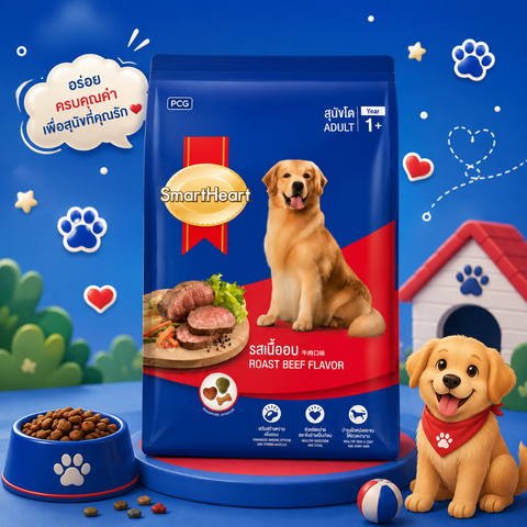 SmartHeart - Hạt chó Aldult-Bò nướng