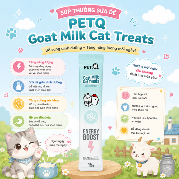 PetQ - Súp thưởng sữa dê 15g