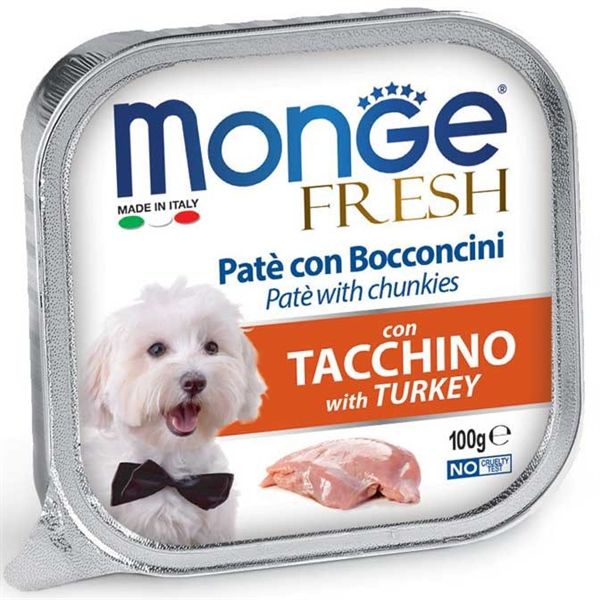 Monge - Pate cho chó nhiều vị 100g