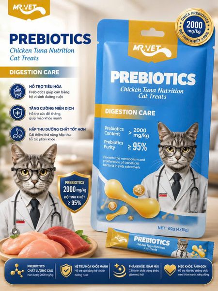 Súp Thưởng Cho Mèo Mr.Vet 60g