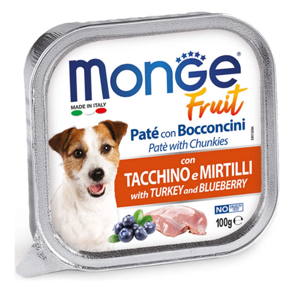 Monge - Pate cho chó nhiều vị 100g
