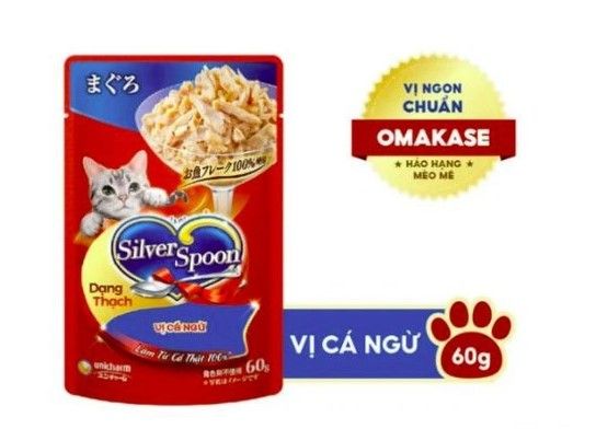Silver Spoon - Pate cho mèo nhiều vị 60g