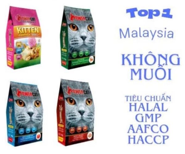 Power Cat - Hạt cho mèo nhiều vị 1.4kg