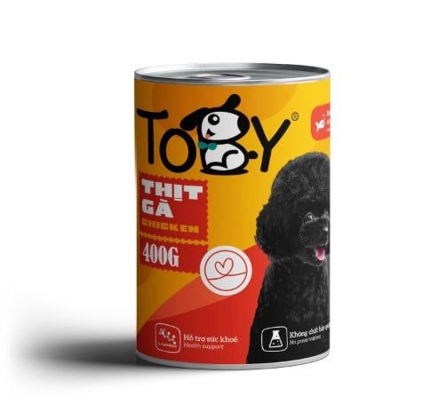 Toby - Pate cho chó nhiều vị 400g