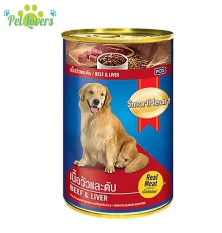 Smart Heart - Pate lon cho chó nhiều vị 400g