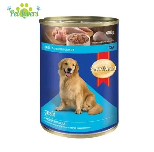 Smart Heart - Pate lon cho chó nhiều vị 400g