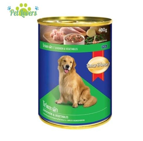 Smart Heart - Pate lon cho chó nhiều vị 400g