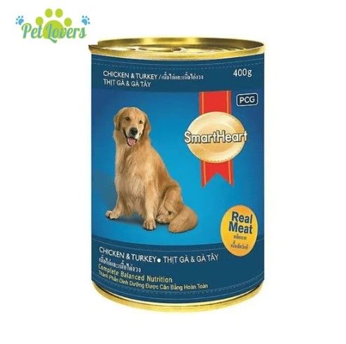 Smart Heart - Pate lon cho chó nhiều vị 400g