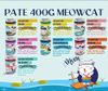 Meowcat - Pate lon nhiều vị cho mèo 400g