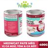 Meowcat - Pate lon nhiều vị cho mèo 400g