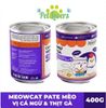 Meowcat - Pate lon nhiều vị cho mèo 400g