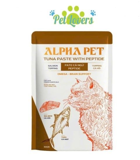 Alpha Pet - Pate cho mèo nhiều vị 60g