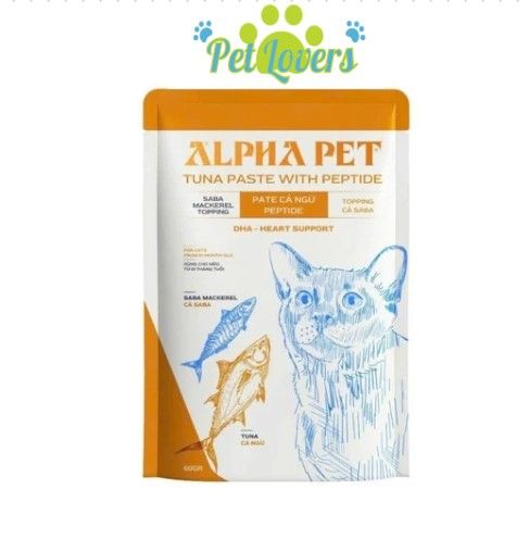 Alpha Pet - Pate cho mèo nhiều vị 60g