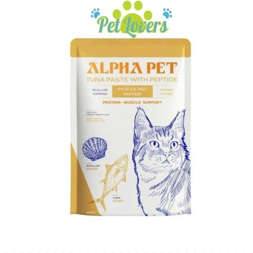 Alpha Pet - Pate cho mèo nhiều vị 60g