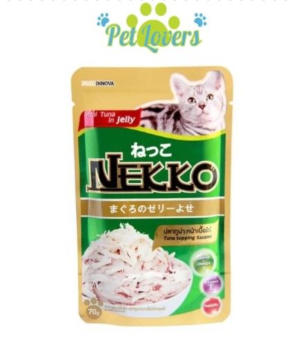 Nekko - Pate nhiều vị cho mèo in jelly 70g