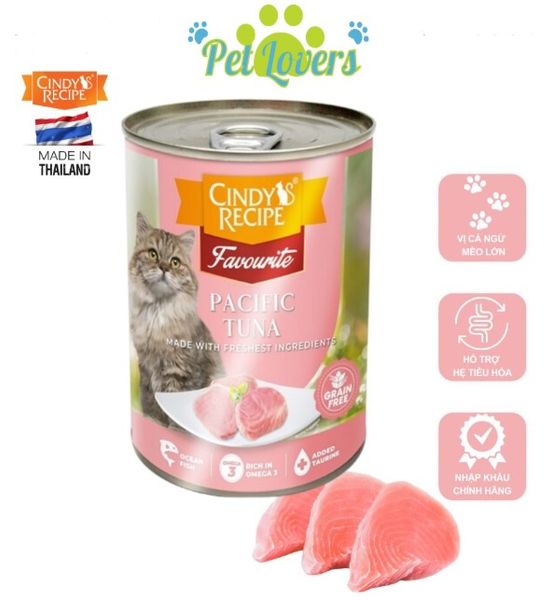 Cindy - Pate lon nhiều vị cho mèo 400g
