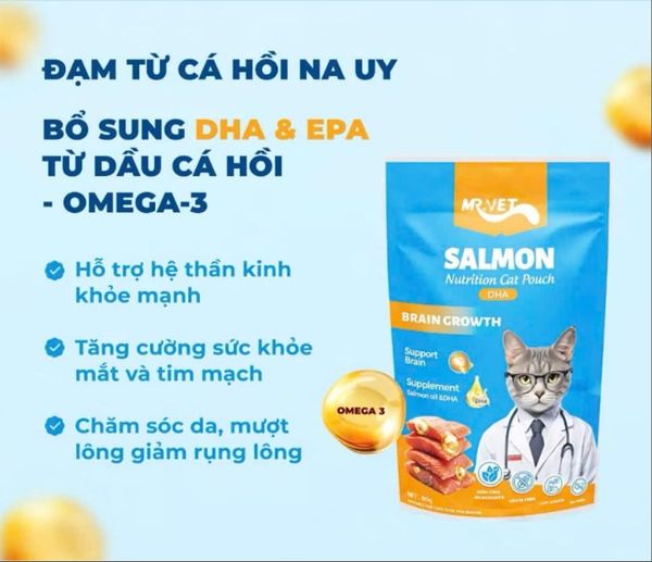 Mr.Vet - Pate nhiều vị cho mèo 70g