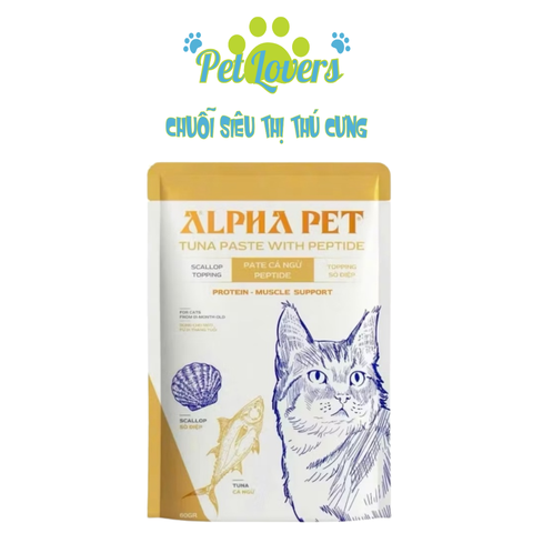 Pate Alpha Pet cho mèo 60g