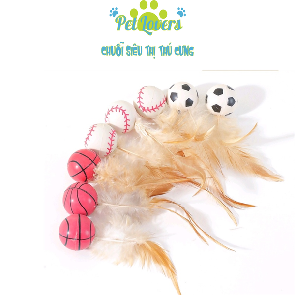 Pet Lovers - Banh lông vũ đồ chơi mèo