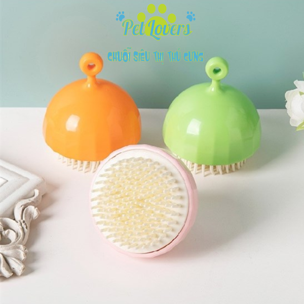 Pet Lovers - Bàn chải tắm 3 màu