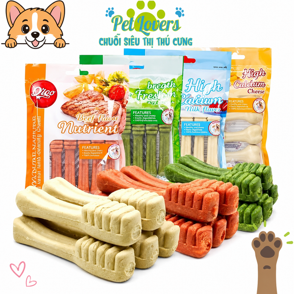 Orgo - Xương gặm cho chó nhiều vị 90g