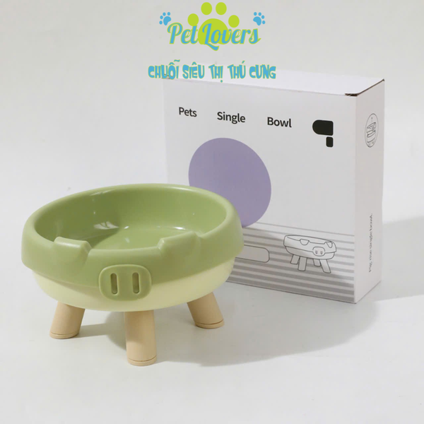 Pet Lovers - Chén nhựa donut chân cao