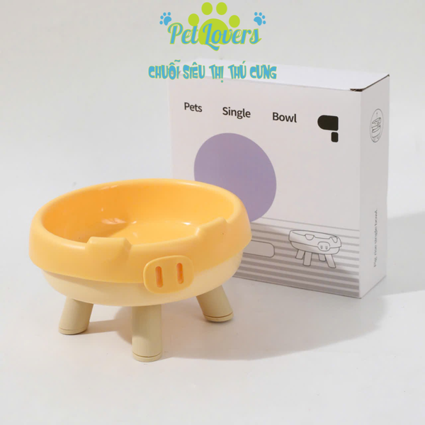 Pet Lovers - Chén nhựa donut chân cao