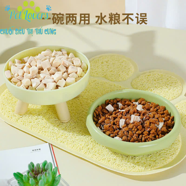 Pet Lovers - Chén nhựa donut chân cao