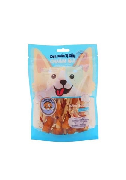 Dexinbone - Que xoắn vị sữa gà cho chó 90g