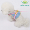 Pet Lovers - Dây dắt kèm yếm bông1.5m L 10~14kí