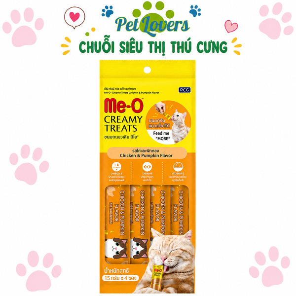 Me-o - Súp thưởng cho mèo nhiều vị 60g