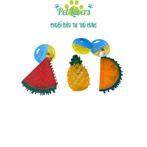Pet Lovers - Đồ chơi gặm cho chó trái cây biết kêu
