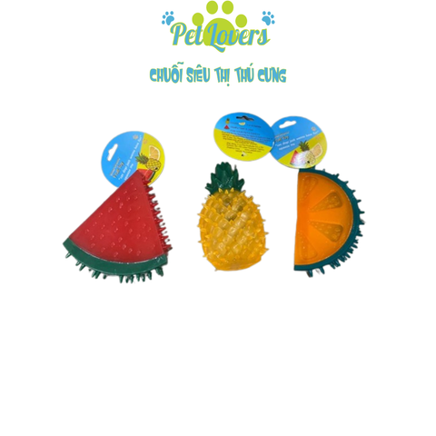 Pet Lovers - Đồ chơi gặm cho chó trái cây biết kêu