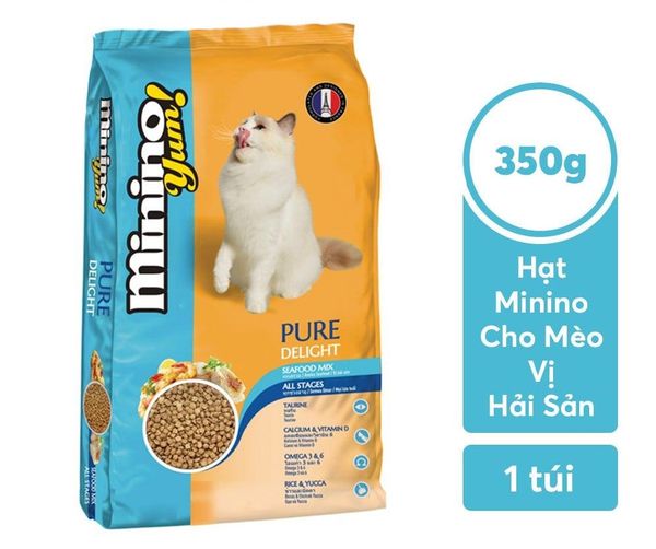 Minino Yum  Hạt cho mèo mọi lứa tuổi hải sản