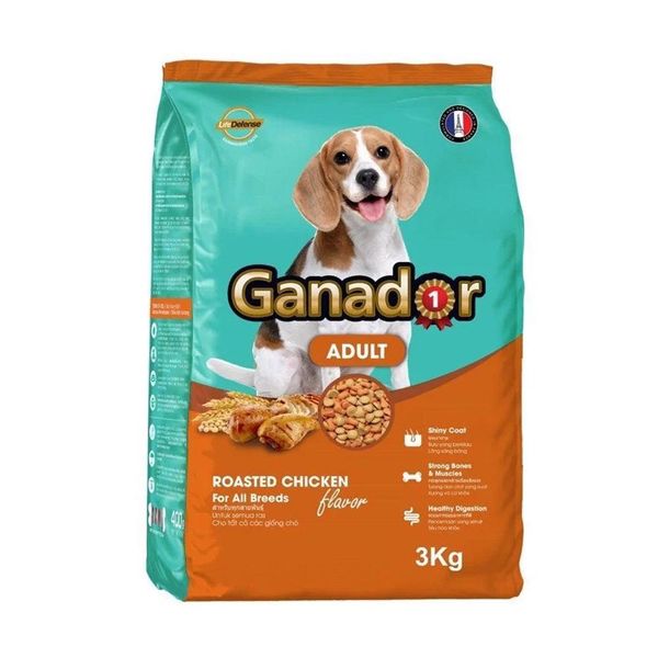 Ganador Hạt cho chó trưởng thành gà nướng